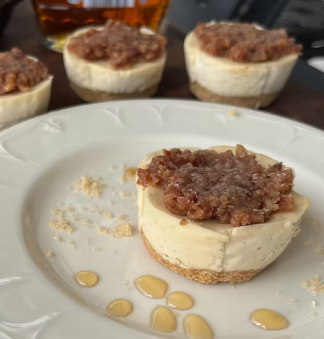 Candied Bacon Cheesecake