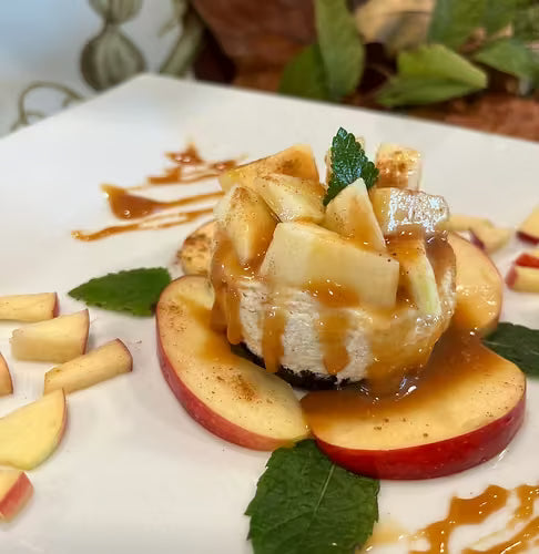 Caramel Apple Cheesecake